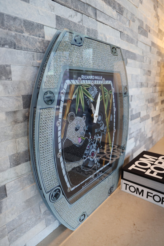 Panda Swarovski Crystal Metal